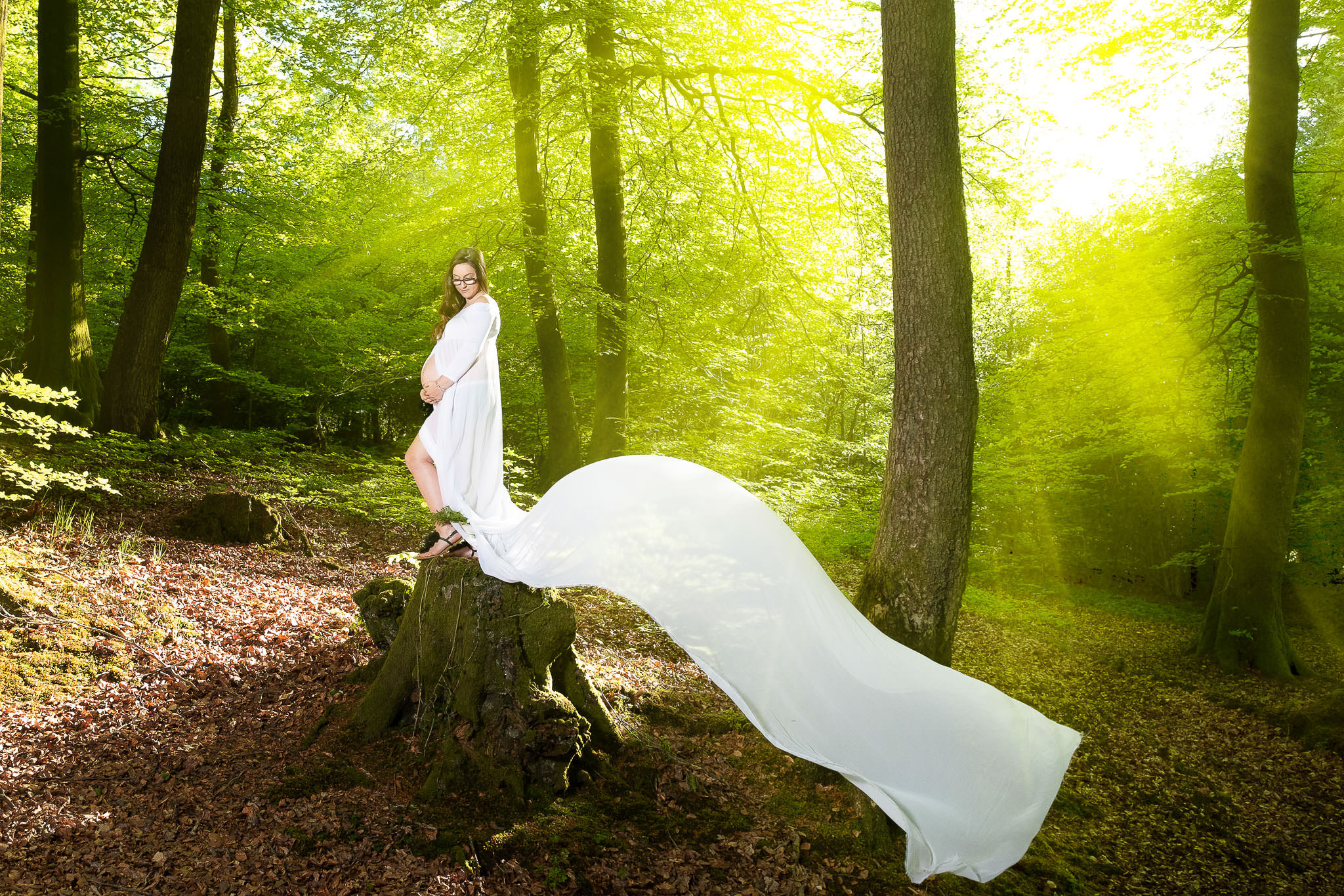 Woodland Maternity Photography Session 0003