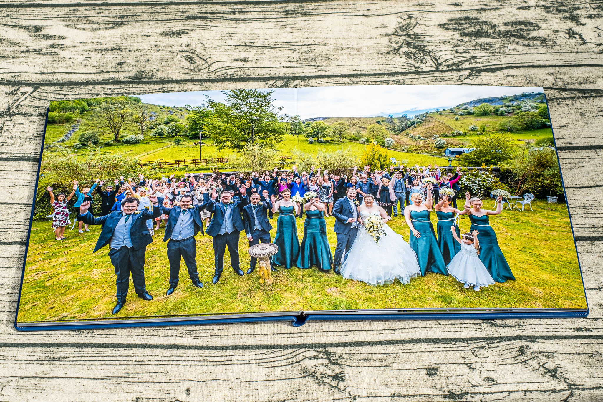 Wedding Photography UK Wide 5 Reasons Why wedding Albums are Important. 68 Wedding Photography UK Wide 0010 APMc Front Page Criag y Nos Castle Wedding Album AM51219
