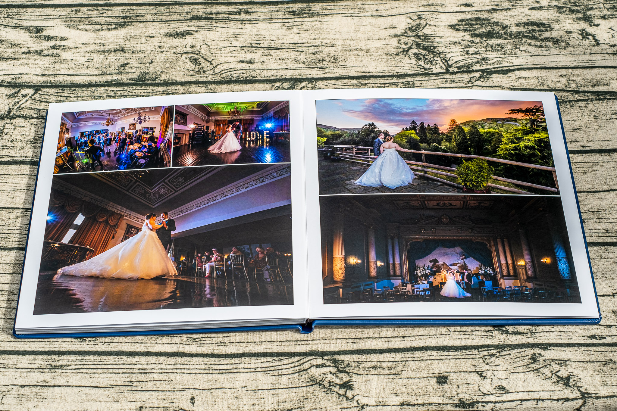 Wedding Photography UK Wide 5 Reasons Why wedding Albums are Important. 76 Wedding Photography UK Wide 0014 APMc Front Page Criag y Nos Castle Wedding Album AM51223