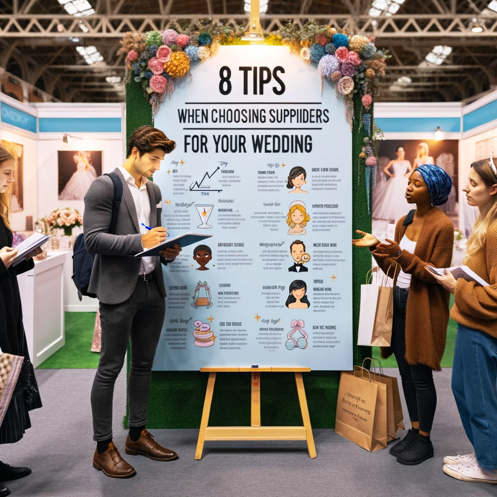 8 Tips when Choosing Suppliers for Your Wedding