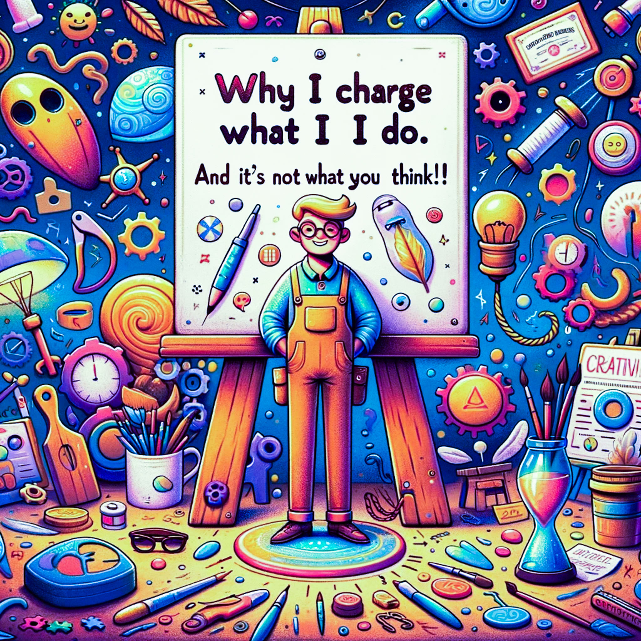 Why I charge what I do. And it's not what you think! Why I charge what I do. And it's not what you think!