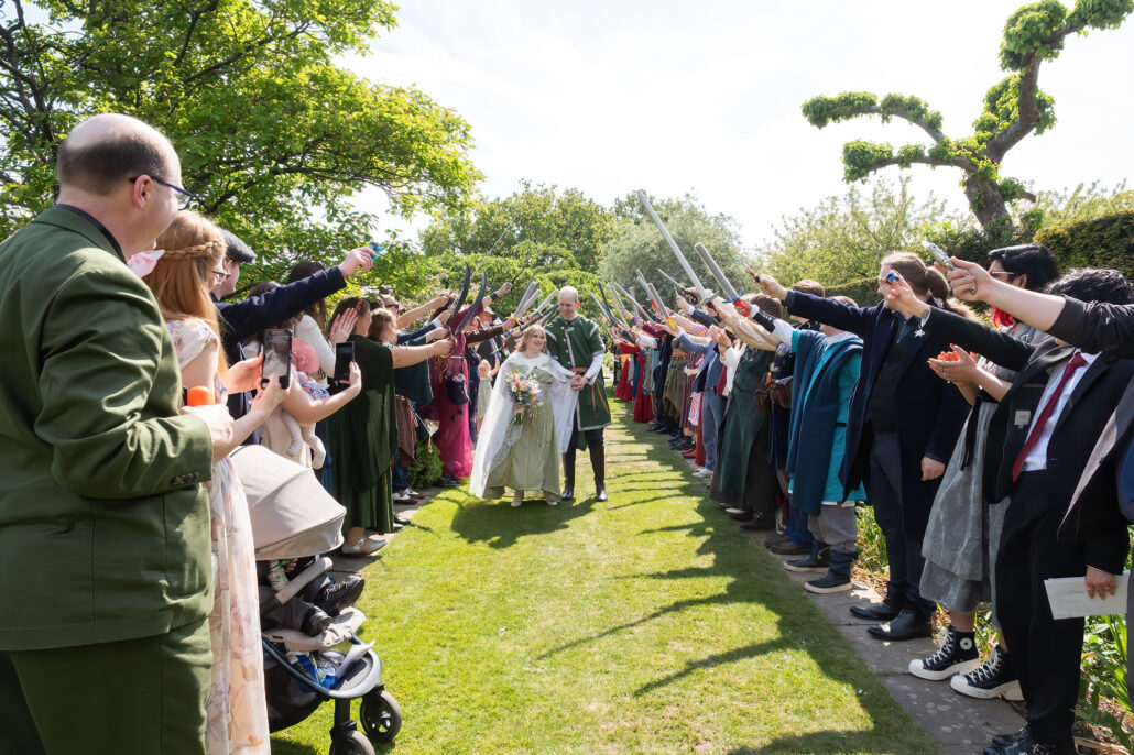 Wedding Photography UK Wide 0087 LARP Cosplay wedding at Micklefield Hall